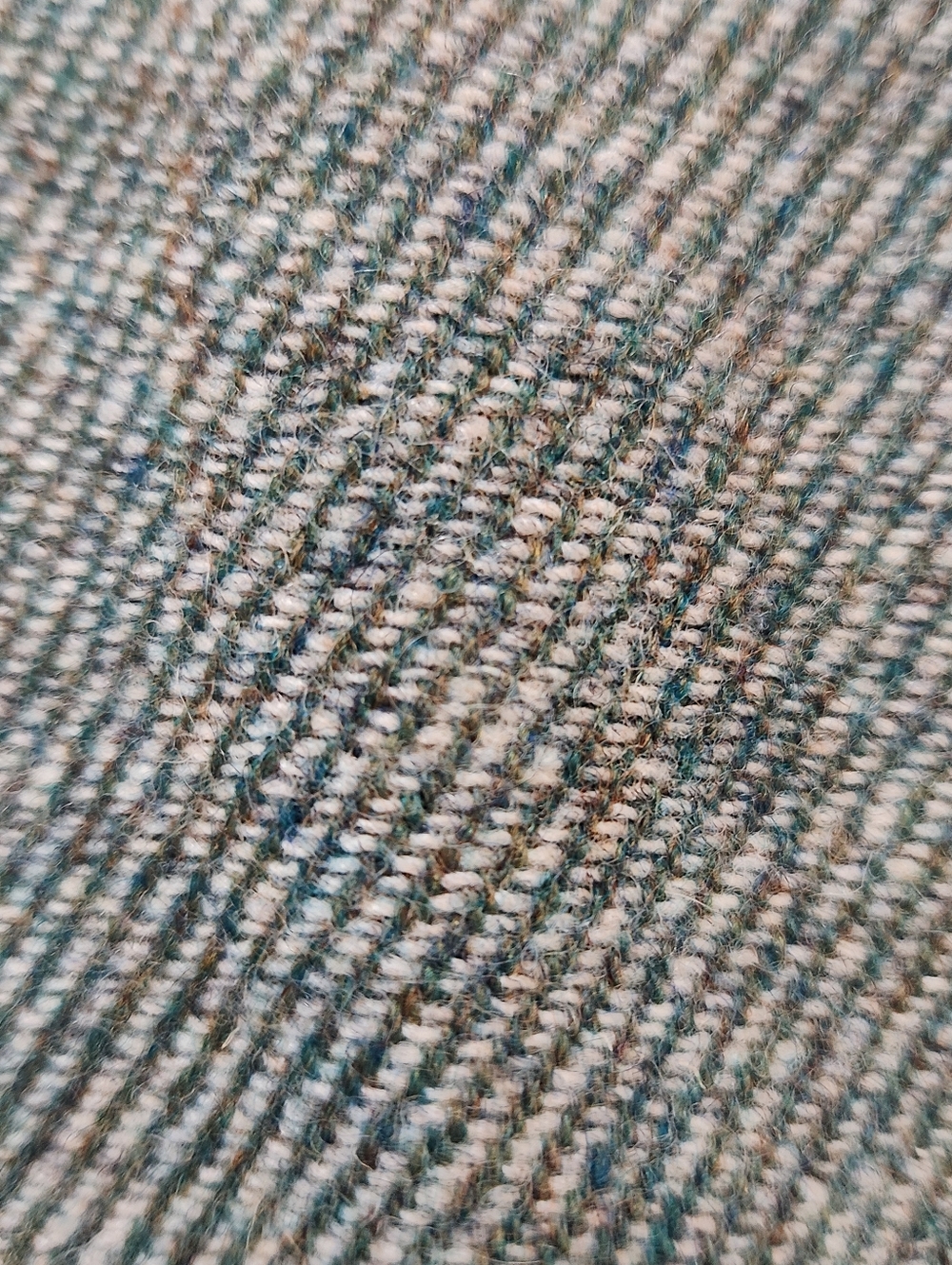 Talbots Light Green Herringbone Tweed Wool Blazer Women's Size 10 - Picture 9 of 12